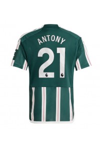 Fotbalové Dres Manchester United Antony #21 Venkovní Oblečení 2023-24 Krátký Rukáv